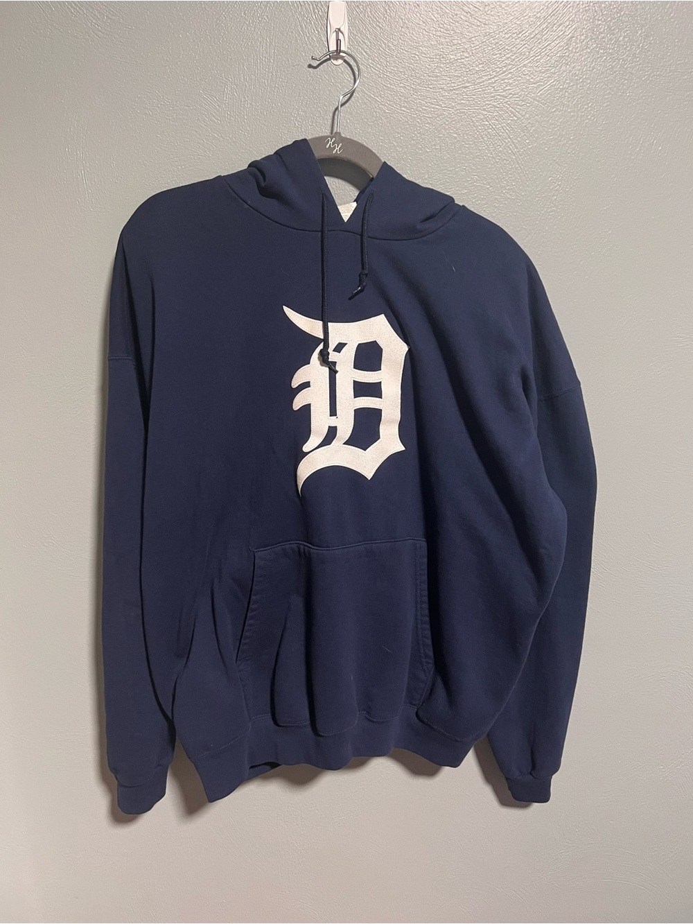 Navy Blue Detroit Tigers Hoodie  Sweatshirt MLB Genuine Merchandise 2XL